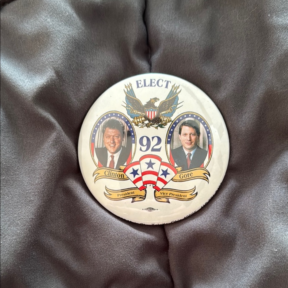 Vintage 1992 Election Campaign Button